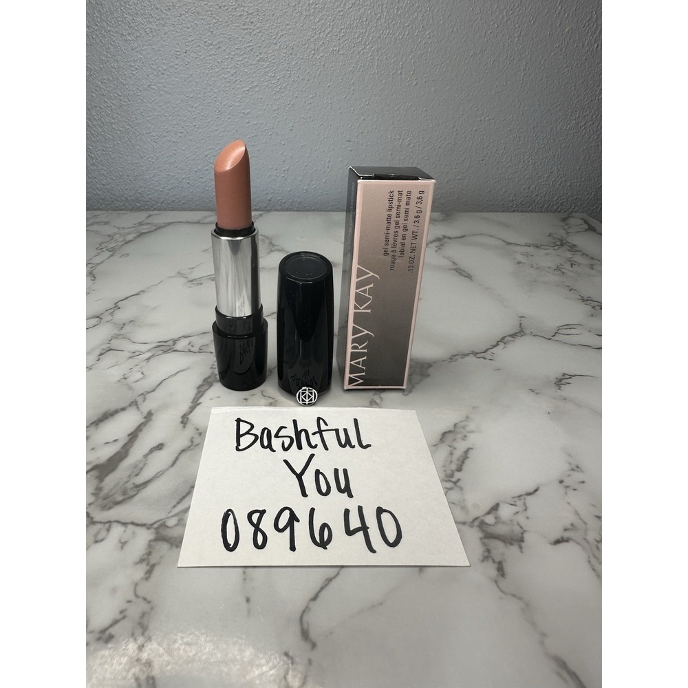 Mary Kay Gel‎ Semi-Matte Lipstick Bashful You Si Timide 089640 Full Size NEW